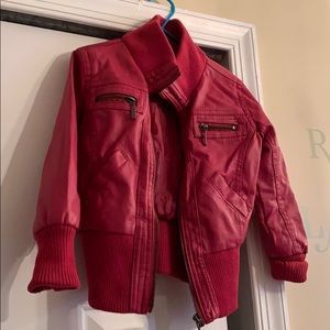 Toddler Girl Dark Pink jacket